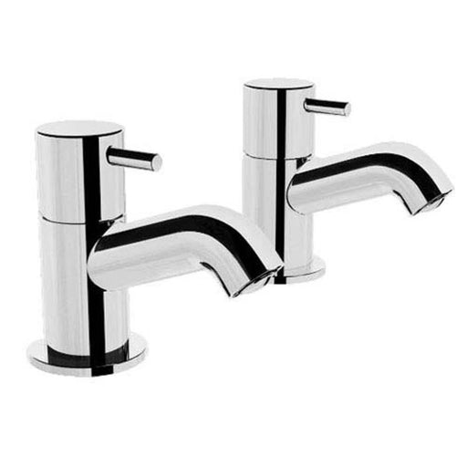 Vitra Minimax S Basin Pillar Taps - Unbeatable Bathrooms