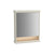 Vitra Valarte 65cm Left Hand Hinged Mirror Cabinet with Hard-Wired Led Lighting - Unbeatable Bathrooms