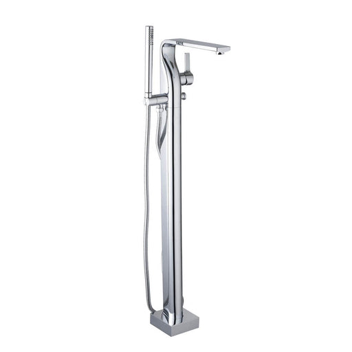 JTP Curve Single Lever Floor Standing Bath Shower Mixer with Kit - Unbeatable Bathrooms