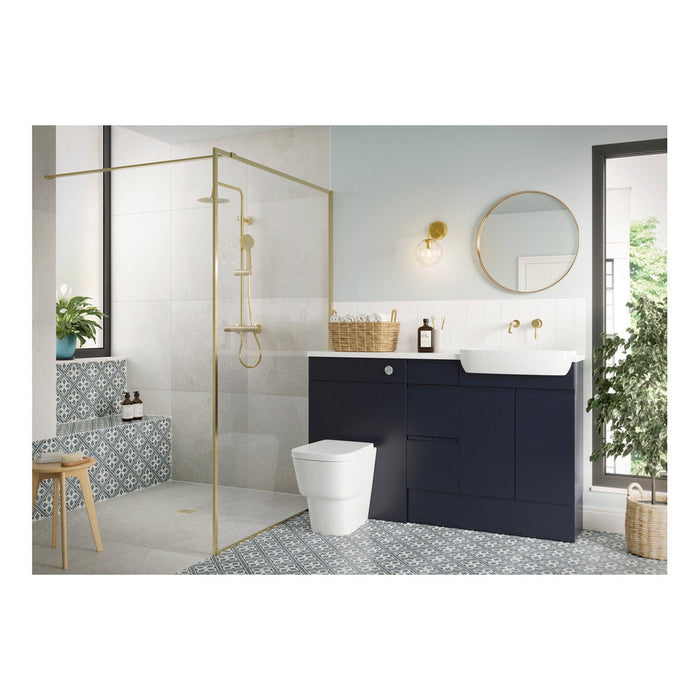 Bliss Velino 1542mm Basin WC & 3 Drawer Unit Pack - Unbeatable Bathrooms