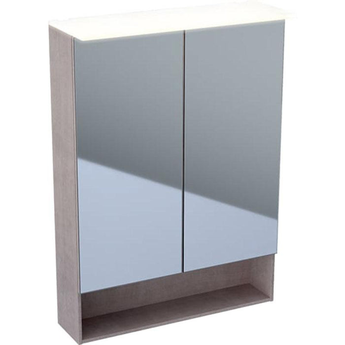 Geberit Acanto Cabinet 90cm for Washbasin, with One Drawer, One Internal Drawer and Trap Lava - Unbeatable Bathrooms