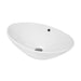 Hudson Reed 580mm 0TH Oval Countertop Vessel Basin - Unbeatable Bathrooms