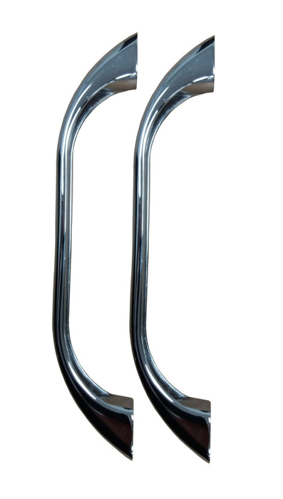 Roca Carla Pair of Grips Chrome - Unbeatable Bathrooms