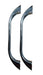Roca Carla Pair of Grips Chrome - Unbeatable Bathrooms