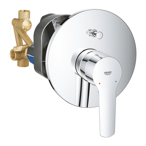 Grohe Quick Start ( new version ) 1/2 Inch Single Lever Bath or Shower Mixer with Concealed Body - Unbeatable Bathrooms