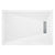 25mm Linear Slim Rectangular Tray & Waste - White - Unbeatable Bathrooms
