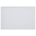 30mm Linear Slate Rectangular Tray & Waste - White - Unbeatable Bathrooms