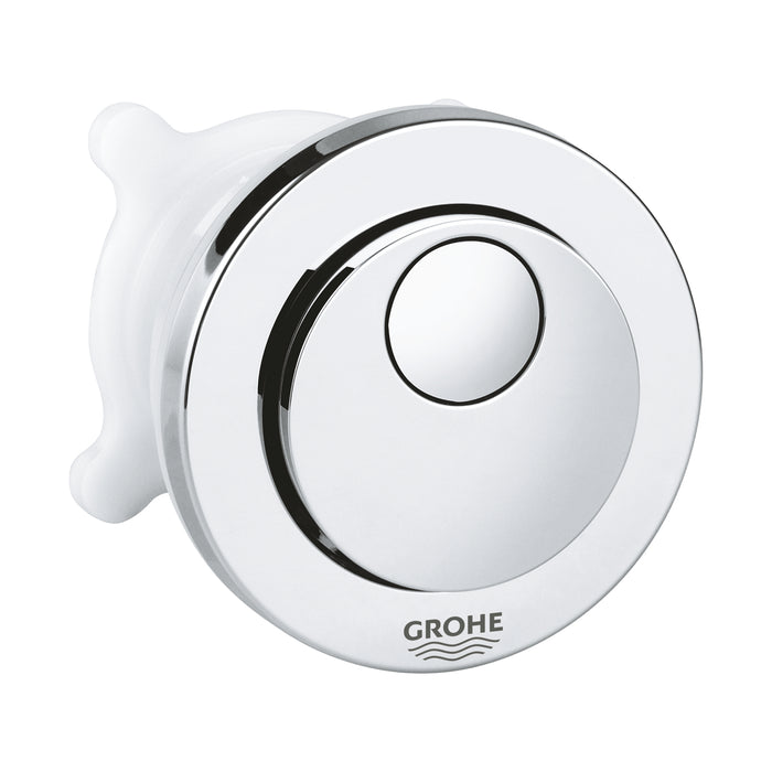 Grohe 50mm Diameter Round Push Button Actuation with Eco Button - Unbeatable Bathrooms