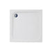 45mm Low Profile Square Tray & Waste - White - Unbeatable Bathrooms