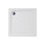 45mm Low Profile Square Tray & Waste - White - Unbeatable Bathrooms
