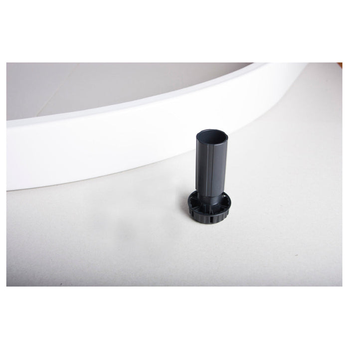45mm Low Profile Offset & Quadrant Leg Set 1200mm - White - Unbeatable Bathrooms