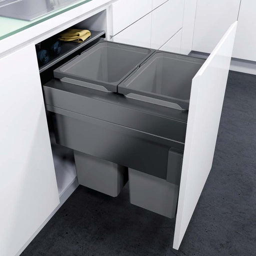 Hafele 500mm Pull Out Waste Bin Vauth-Sagel VS ENVI Space XX Pro S / Pro - Unbeatable Bathrooms
