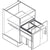 Hafele 600mm Pull Out Waste Bin Vauth-Sagel VS ENVI Space XX Pro S / Pro - Unbeatable Bathrooms