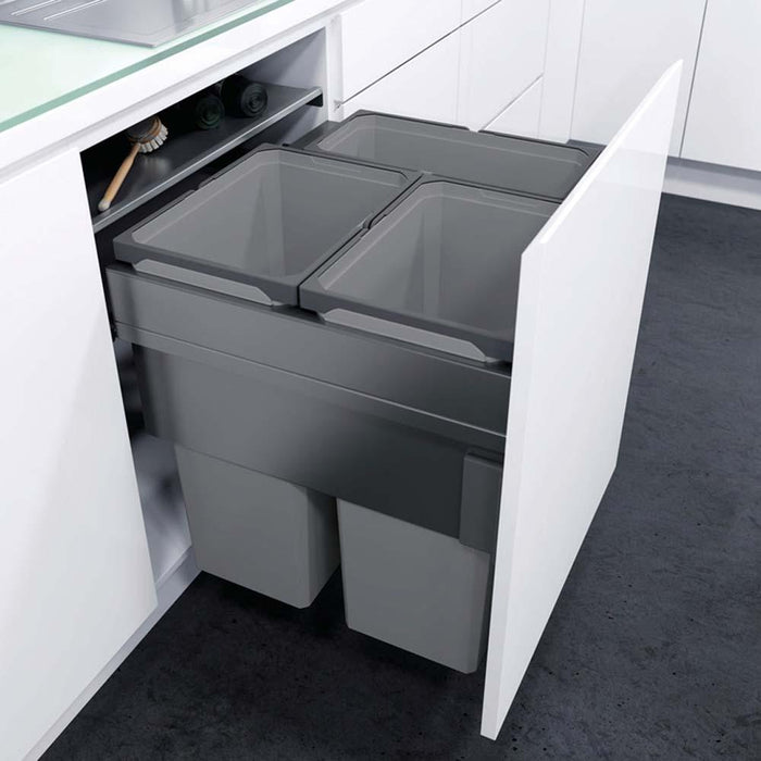 Hafele 600mm Pull Out Waste Bin Vauth-Sagel VS ENVI Space XX Pro S / Pro - Unbeatable Bathrooms
