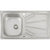 Abode Trydent 1 Bowel Inset Stainless Steel Sink & Tap Pack - Unbeatable Bathrooms