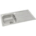 Abode Trydent 1 Bowel Inset Stainless Steel Sink & Tap Pack - Unbeatable Bathrooms