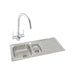 Abode Trydent 1.5 Bowel Inset Stainless Steel Sink & Tap Pack - Unbeatable Bathrooms