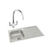 Abode Trydent 1 Bowel Inset Stainless Steel Sink & Tap Pack - Unbeatable Bathrooms