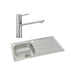 Abode Trydent 1 Bowel Inset Stainless Steel Sink & Tap Pack - Unbeatable Bathrooms