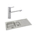 Abode Trydent 1.5 Bowel Inset Stainless Steel Sink & Tap Pack - Unbeatable Bathrooms