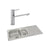 Abode Trydent 1.5 Bowel Inset Stainless Steel Sink & Tap Pack - Unbeatable Bathrooms