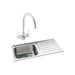 Abode Neron 1 Bowel Inset Stainless Steel Sink & Tap Pack - Unbeatable Bathrooms