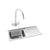 Abode Neron 1 Bowel Inset Stainless Steel Sink & Tap Pack - Unbeatable Bathrooms