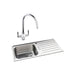 Abode Neron 1 Bowel Inset Stainless Steel Sink & Tap Pack - Unbeatable Bathrooms