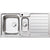 Abode Neron 1.5 Bowel Inset Stainless Steel Sink & Tap Pack - Unbeatable Bathrooms