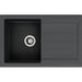 Abode Xcite 1 Bowel Inset Black Metallic Sink & Tap Pack - Unbeatable Bathrooms