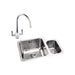 Abode Matrix 1.5 Bowel Undermount Stainless Steel Sink & Tap Pack - Unbeatable Bathrooms