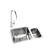 Abode Matrix 1.5 Bowel Undermount Stainless Steel Sink & Tap Pack - Unbeatable Bathrooms