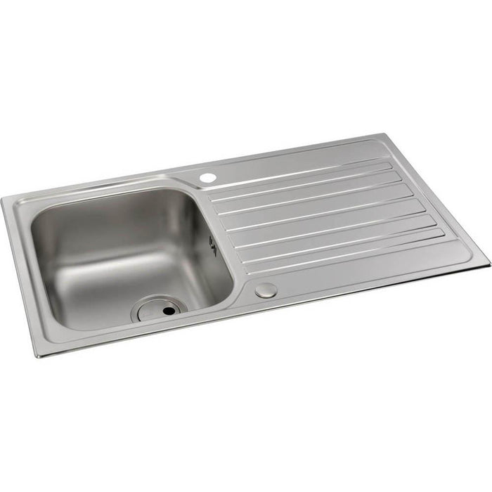 Abode Connekt 1 Bowel Inset Stainless Steel Sink & Tap Pack - Unbeatable Bathrooms