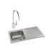 Abode Connekt 1 Bowel Inset Stainless Steel Sink & Tap Pack - Unbeatable Bathrooms
