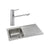 Abode Connekt 1 Bowel Inset Stainless Steel Sink & Tap Pack - Unbeatable Bathrooms