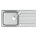 Armitage Shanks Sandringham 1000mm Stainless Steel Kitchen Sink Pack - Unbeatable Bathrooms