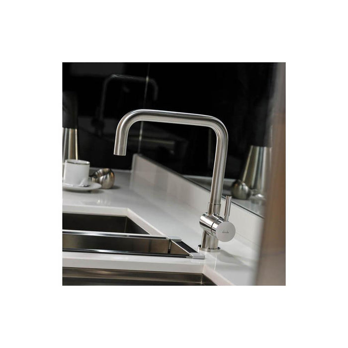 Abode Propus Single Lever Mixer Tap - Stainless Steel - Unbeatable Bathrooms
