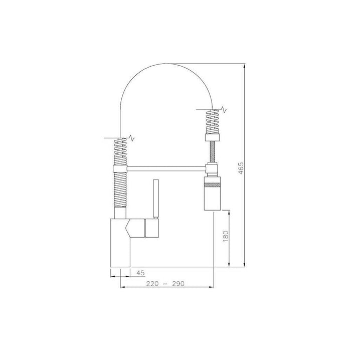 Abode Ratio Professional Single Lever Mixer Tap - Unbeatable Bathrooms