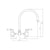 Abode Hargrave Swan Neck Bridge Mixer Tap - Unbeatable Bathrooms