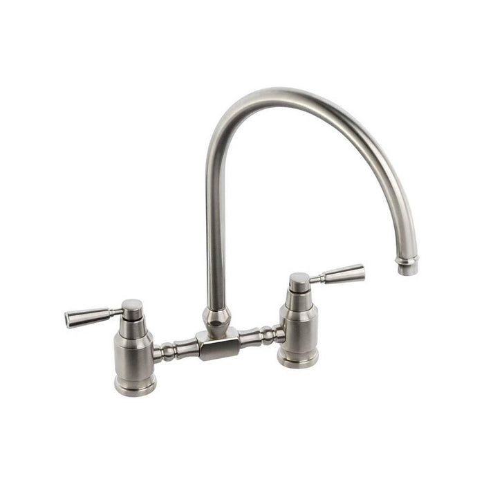 Abode Hargrave Swan Neck Bridge Mixer Tap - Unbeatable Bathrooms