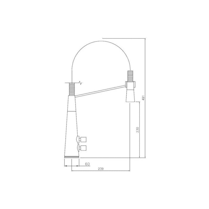 Abode Fliq Professional Mixer Tap - Unbeatable Bathrooms