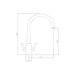 Abode Fluid Monobloc Mixer Tap - Unbeatable Bathrooms