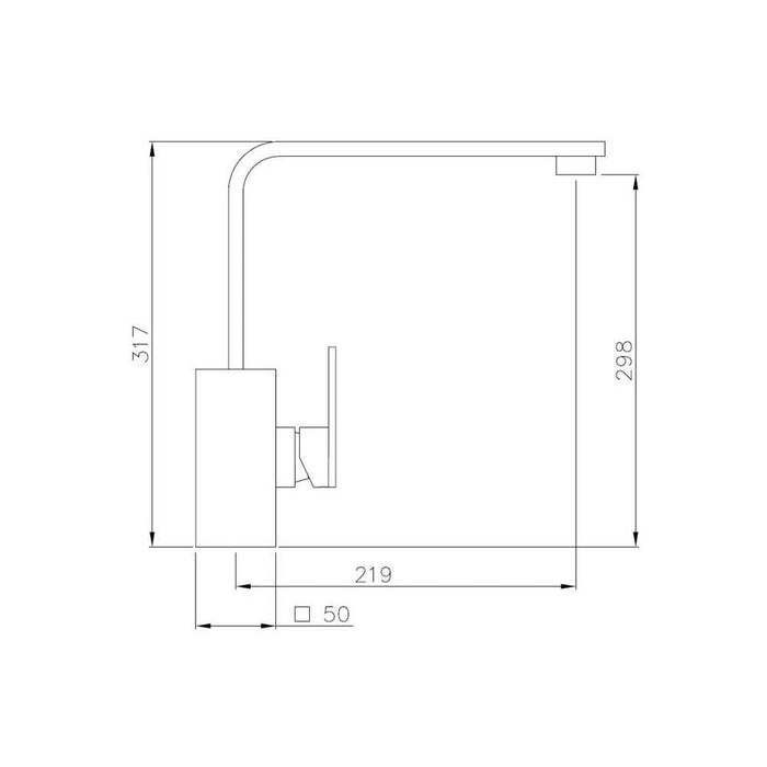 Abode New Media Single Lever Mixer Tap - Unbeatable Bathrooms
