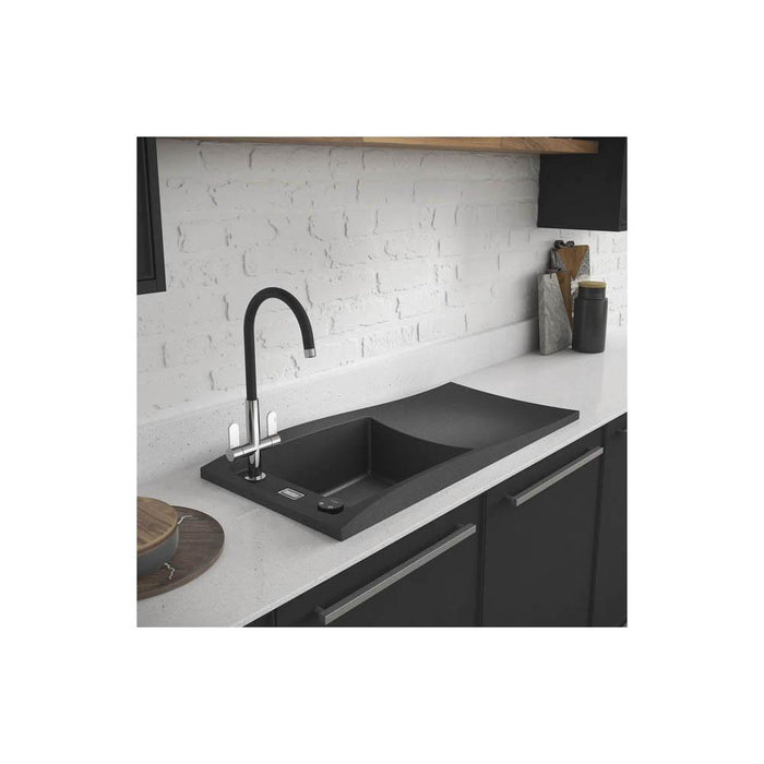 Abode Linear Nero Monobloc Mixer Tap - Unbeatable Bathrooms