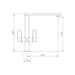 Abode Linear Monobloc Mixer Tap - Unbeatable Bathrooms