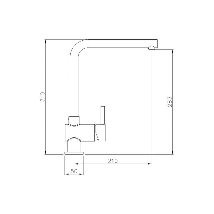Abode Quala Single Lever Mixer Tap - Unbeatable Bathrooms