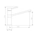 Abode Oriel 1.5 Bowel Inset Black Granite Sink & Tap Pack - Unbeatable Bathrooms