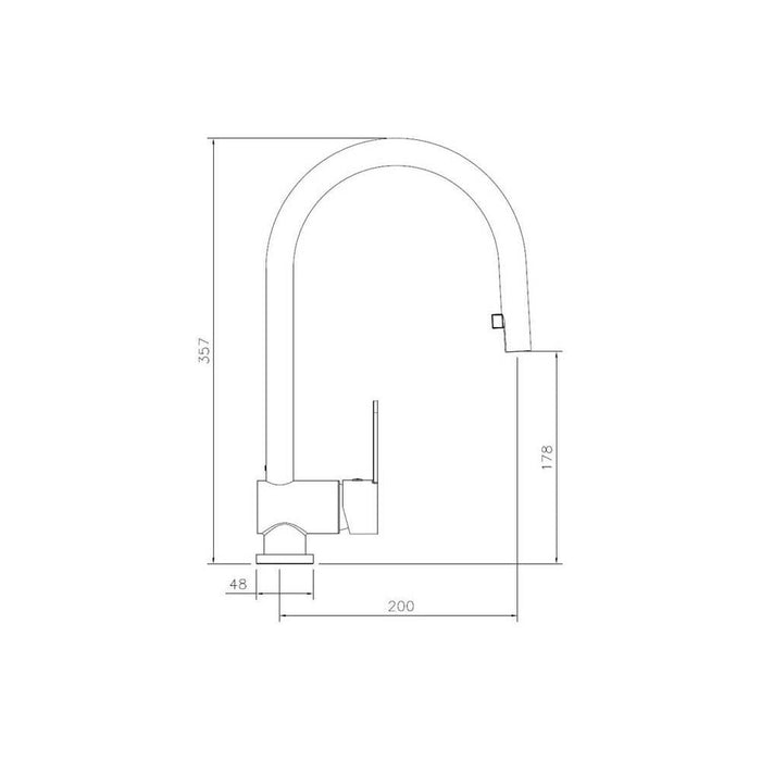 Abode Czar Single Lever Mixer Tap - Unbeatable Bathrooms