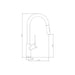 Abode Virtue Nero Mixer Tap with Pull Out - Unbeatable Bathrooms