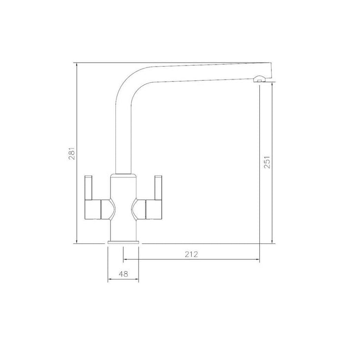 Abode Althia Monobloc Mixer Tap - Unbeatable Bathrooms